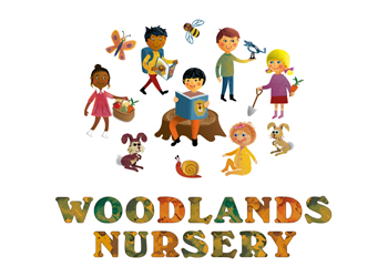 WOODLANDS NURSERY LOGO BY THEORY UNIT LOGO & WEBSITE DESIGN IN SHERBORNE & WINCANTON